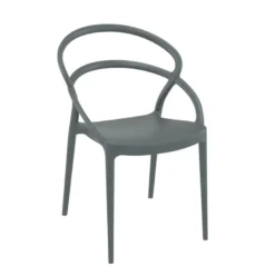 Pia Chaise tendance empilable en polypropylène