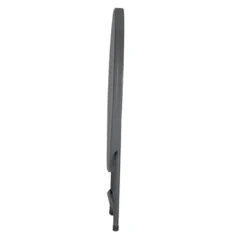 PraxisTable pliante ronde gris foncé