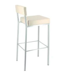 Quinta Tabouret de bar moderne en métal et simili