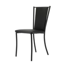 Reina Chaise de cuisine contemporaine en métal et simili
