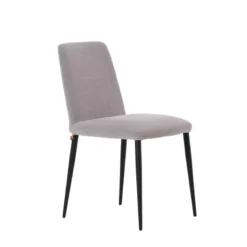 Rob C03 Mobitec® Chaise de salle à manger en tissu et métal