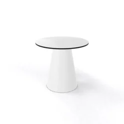 Roller H55 Table d'appoint ronde design italien à pied central