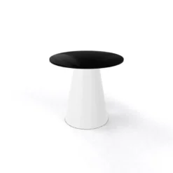 Roller H55 Table d'appoint ronde design italien à pied central