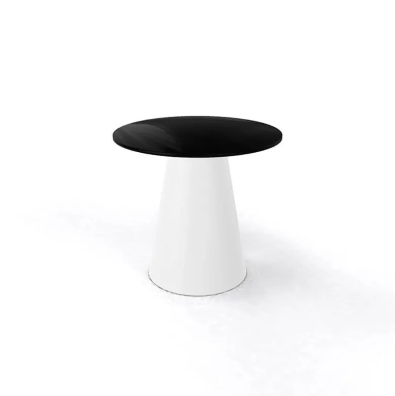 Roller H55 Table d'appoint ronde design italien à pied central