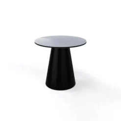 Roller H55 Table d'appoint ronde design italien à pied central