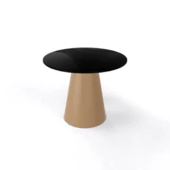 Roller H55 Table d'appoint ronde design italien à pied central