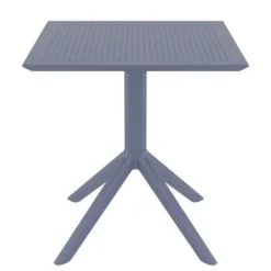 Sky Petite table carrée en résine