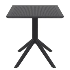 Sky Petite table de jardin carrée en résine