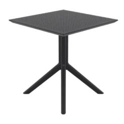 Sky Petite table de jardin carrée en résine