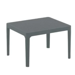 Sky Side Table basse de jardin rectangulaire en résine