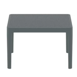 Sky Side Table basse de jardin rectangulaire en résine