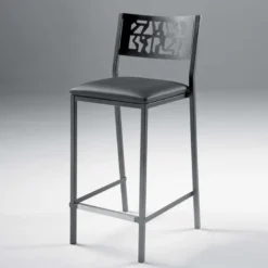 Slide Carrier® Tabouret moderne snack en synthétique et métal