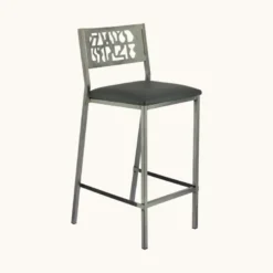 Slide Carrier® Tabouret moderne snack en synthétique et métal