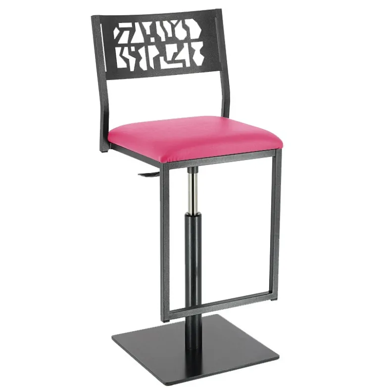 Slide Carrier® Tabouret pivotant et réglable en hauteur style industriel