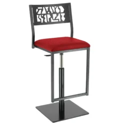 Slide Carrier® Tabouret pivotant et réglable en hauteur style industriel