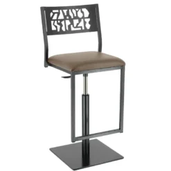 Slide Carrier® Tabouret pivotant et réglable en hauteur style industriel
