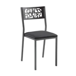 Slide Industrie Carrier® Chaise de cuisine moderne en métal style industriel