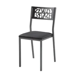 Slide Industrie Carrier® Chaise de cuisine moderne en métal style industriel