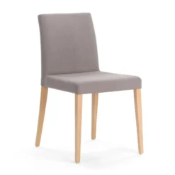 Slim Mobitec® Chaise confortable en bois et tissu