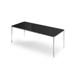 Slim Sovet® Table en verre design extensible