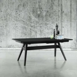 SM11 Table de séjour scandinave extensible en bois