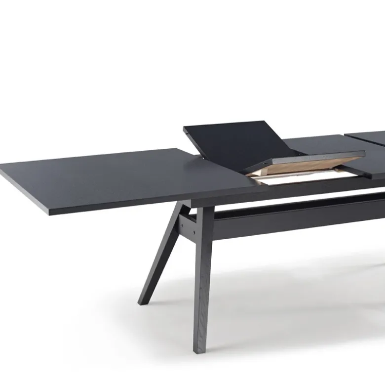 SM11 Table de séjour scandinave extensible en bois