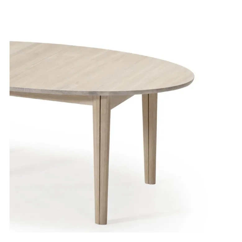 SM78 Table ovale extensible en bois massif fabriquée au Danemark