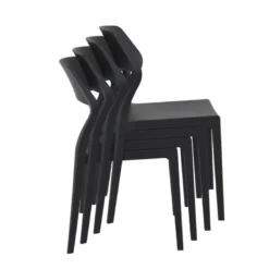Snow Chaise empilable design en polypropylène