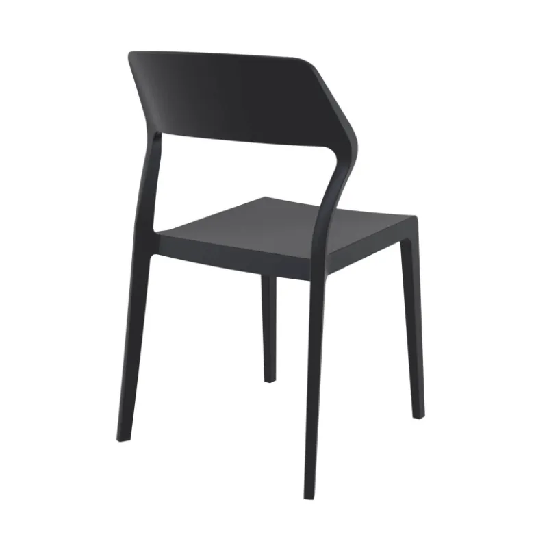 Snow Chaise empilable design en polypropylène