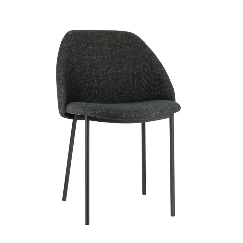 Soda Chaise cosy en tissu avec pieds en métal