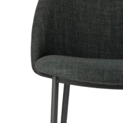 Soda Chaise cosy en tissu avec pieds en métal