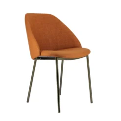 Soda Chaise cosy en tissu avec pieds en métal