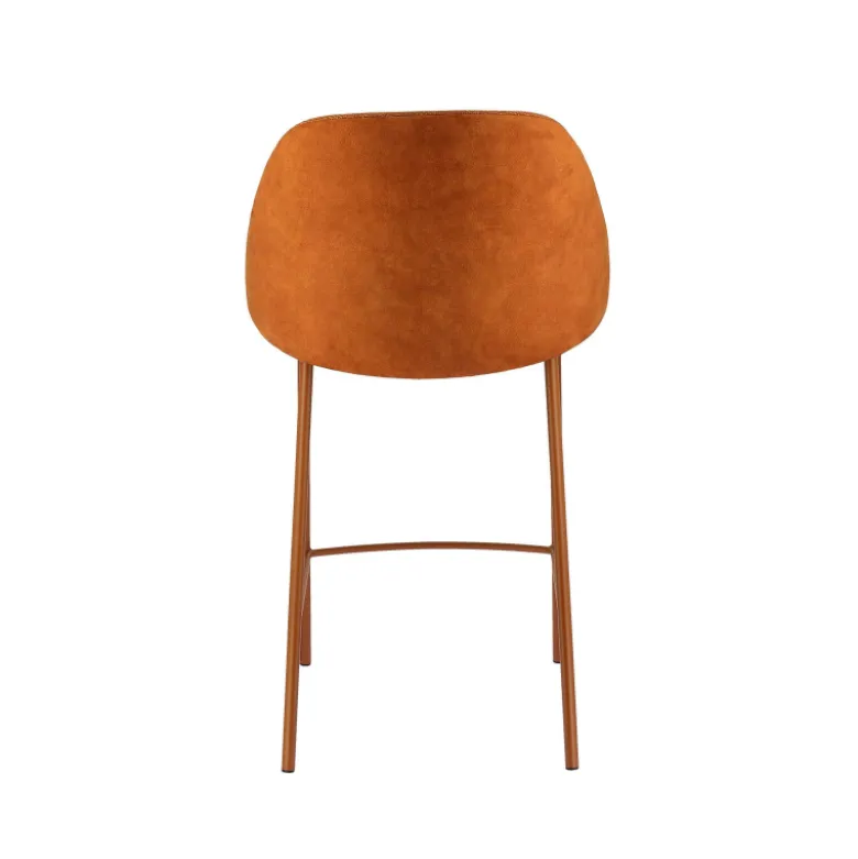 Soda Tabouret snack cosy en tissu avec pieds en métal