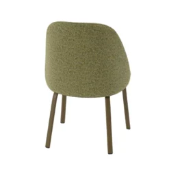 Sofia Chaise basse cosy en tissu et métal