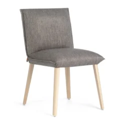 Soft Mobitec® Chaise en tissu et bois cocooning