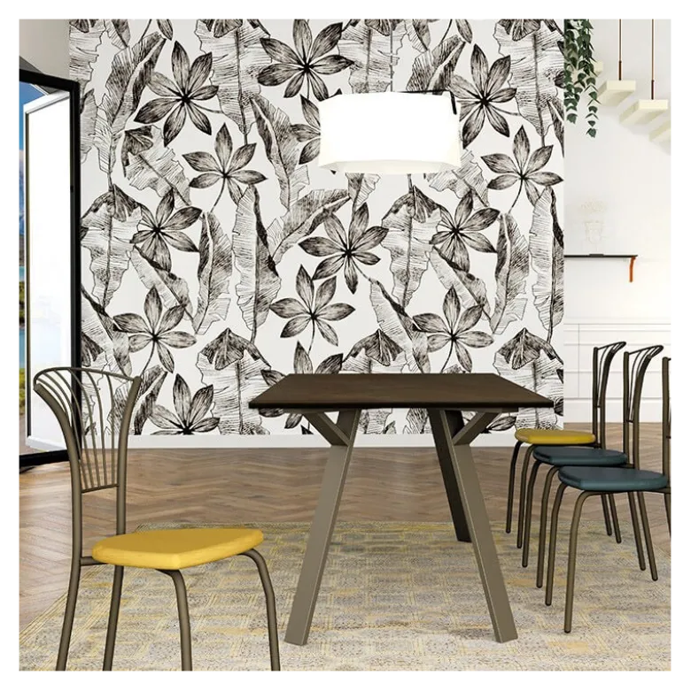 Solandre Carrier® Chaise de cuisine en synthétique et métal