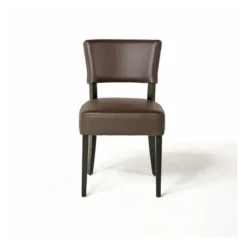 Steffi Chaise de salle à manger en bois et synthétique