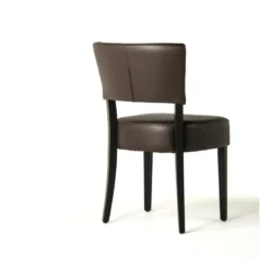 Steffi Chaise de salle à manger en bois et synthétique