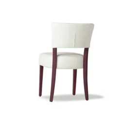 Steffi Chaise de salle à manger en bois et synthétique