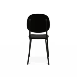 STR5 Chaise contemporaine en métal et en tissu fabriquée en Belgique