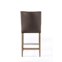 Tabouret snack en tissu et bois – Matias 2