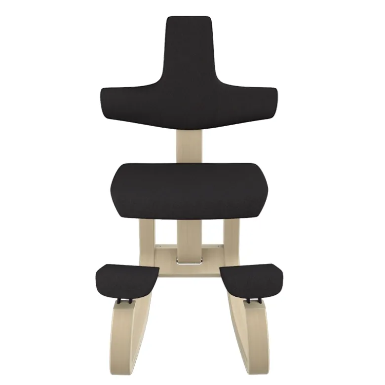 ThatSit Varier® Chaise de bureau ergonomique à bascule en tissu et bois