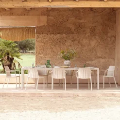Tiberina Fauteuil de jardin empilable en polypropylène