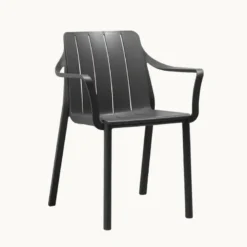 Tiberina Fauteuil de jardin empilable en polypropylène
