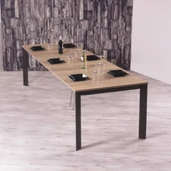 Trek Console extensible transformable en table en mélaminé