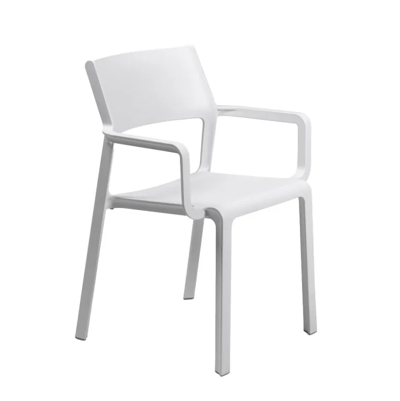 Trill Fauteuil moderne empilable en polypropylène