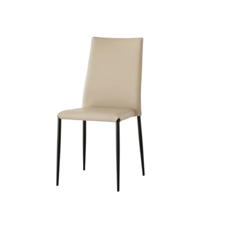 Trix Chaise italienne contemporaine en cuir