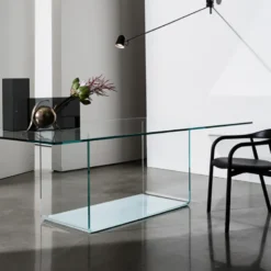 Valencia Sovet® Table de salle à manger design en verre