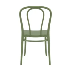 Victor Chaise de jardin bistrot empilable en polypropylène