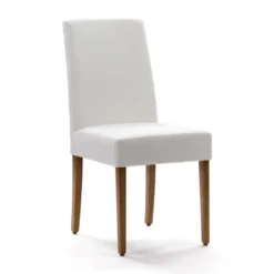 Vigo Chaise de salle à manger Mobitec® contemporaine en bois et tissu